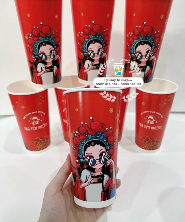 In ly giấy 22oz ~ 650ml