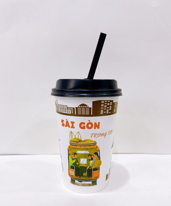 Ly giấy in sẵn 16oz ~ 480ml