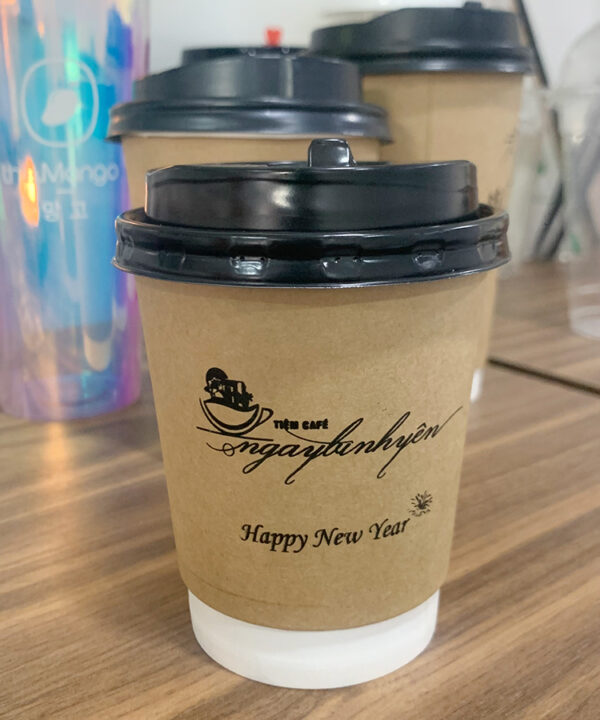 Ly giấy kraft 2 lớp 8oz - 270ml